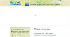 Desktop Screenshot of natuoil.com